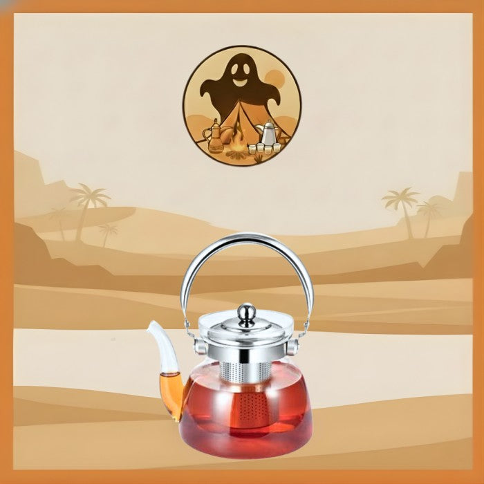 ابريق شاي زجاجي صغير