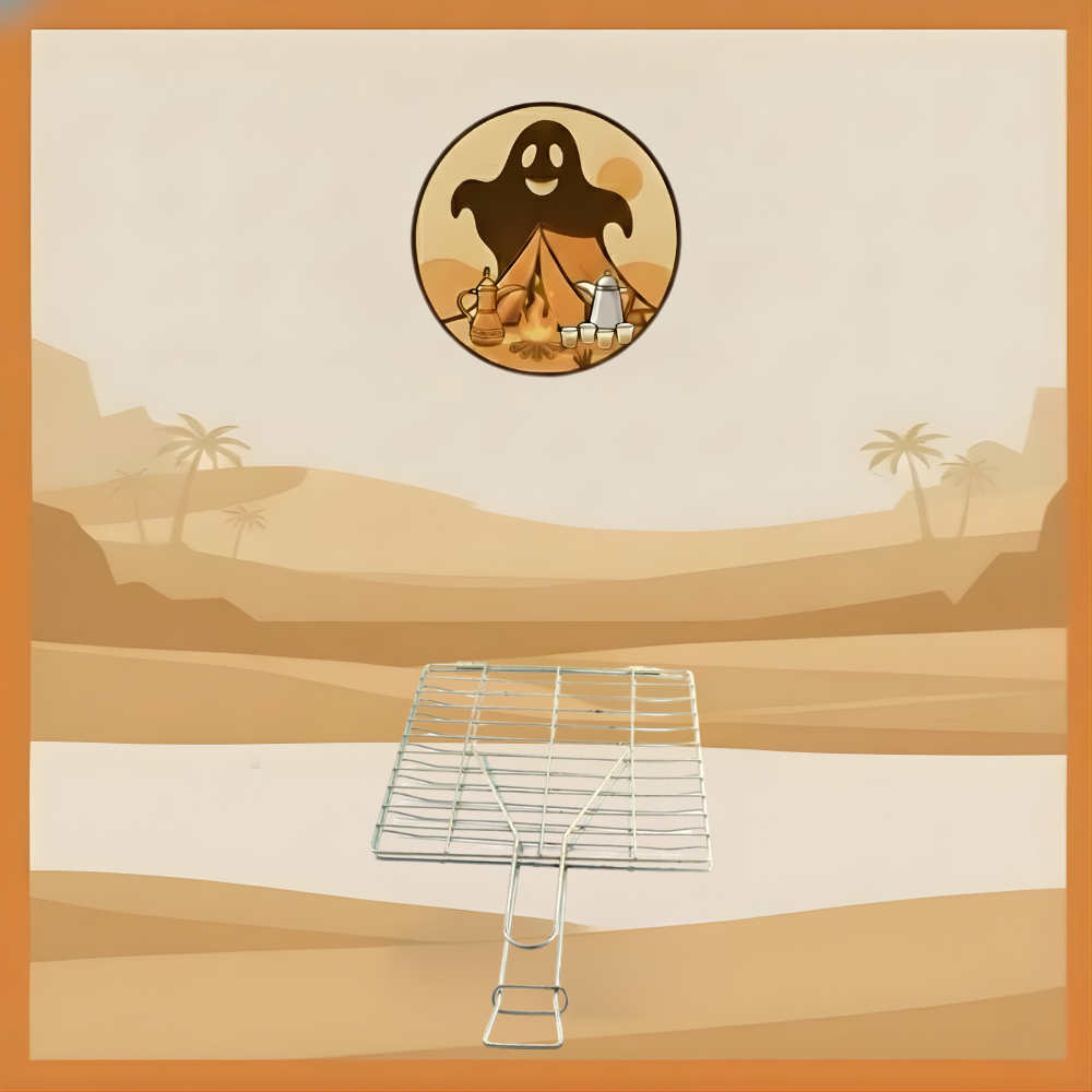 شبك شوي حديد مقوى صغير